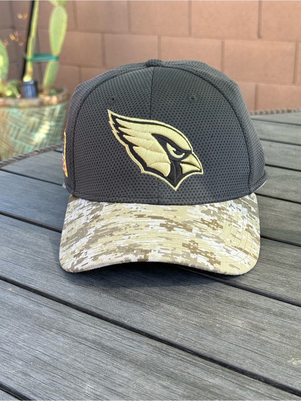 Arizona Cardinals New Era 39THIRTY Salute To Service Military Camo Hat L/XL